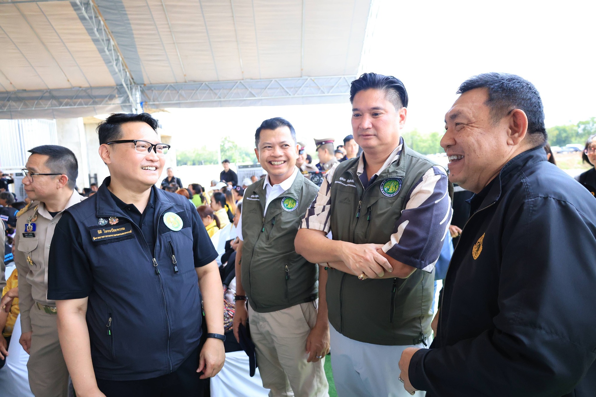 title - ส.ป.ก. ร่วมติดตาม รัฐมนตรีว่าการกระทรวงเกษตรและสหกรณ์ และคณะ ลงพื้นที่ติดตามสถานการณ์ การบริหารจัดการน้ำ จังหวัดอุดรธานี